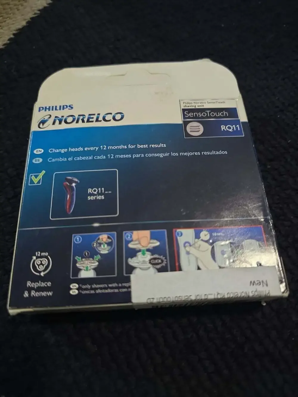 NEW PHILIPS NORELCO RQ11 Sensotouch 2D Replacement Shaving Heads DualPrecision